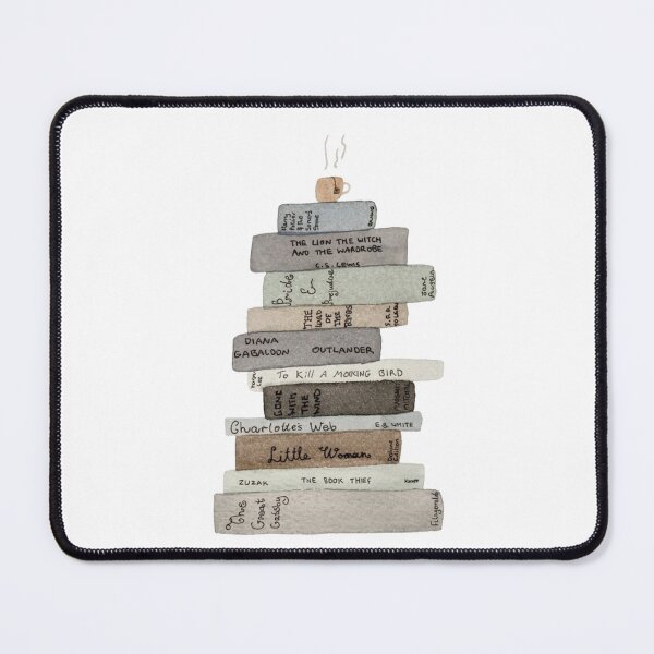 Item preview, Watercolour Stack of Books designed and sold by art-by-natarsha.