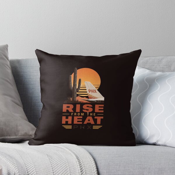 Item preview, PHX Desert Minimalist – Rise from the Heat – Phoenix Airport Art – Arizona Travel Poster designed and sold by bobscraze.