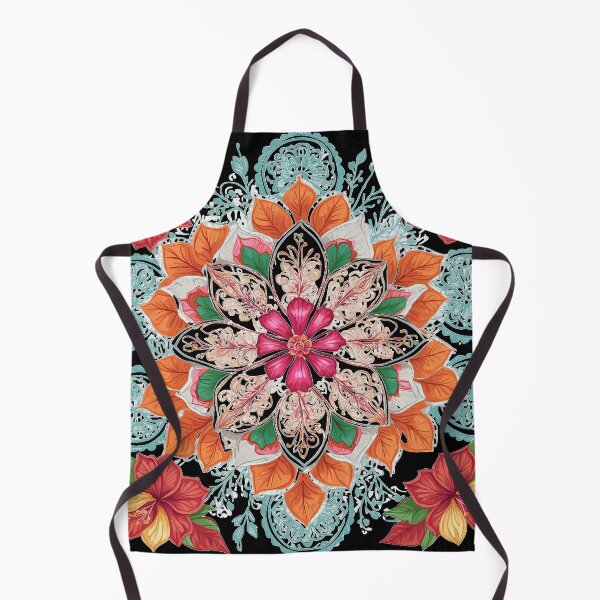 Item preview, Hibiscus Folk Embroidery Mandala Clipart Collection 22 designed and sold by PlayPlearnZone.