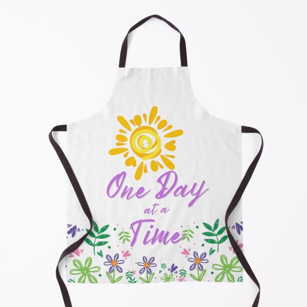 Item preview, One Day at a Time Sun and Floral Motivational Design designed and sold by DonnaRaine.