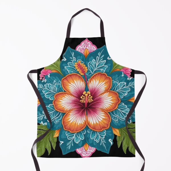 Item preview, Hibiscus Folk Embroidery Mandala Clipart Collection 24 designed and sold by PlayPlearnZone.