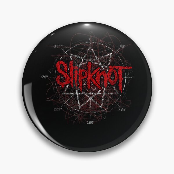 Item preview, Slipknot Nonagram Red Scribble designed and sold by Tsuka Shop Art.