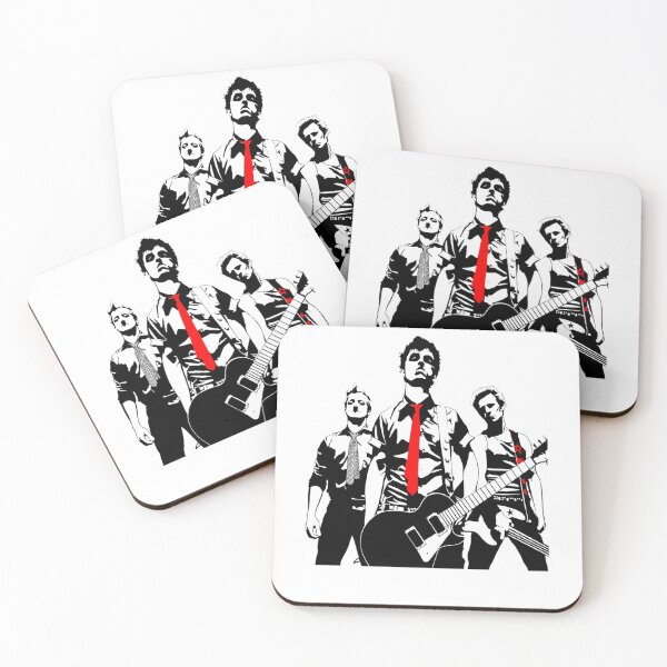 Item preview, Green Day Band Silhouettes designed and sold by Tsuka Shop Art.