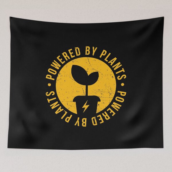 Item preview, Plant Powered Funny Vegans Veganism Vegetarians Gifts designed and sold by Bronby.