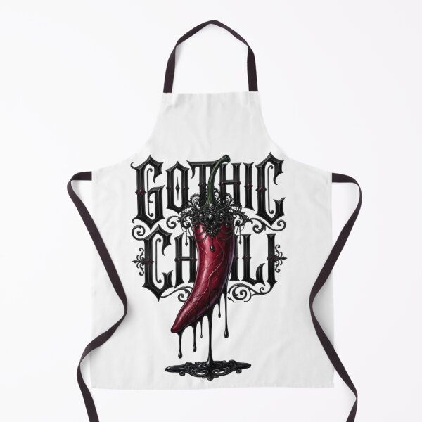 Item preview, Gothic Chili – Victorian Filigree & Dark Crimson Botanical Illustration designed and sold by Antik by Schulz.