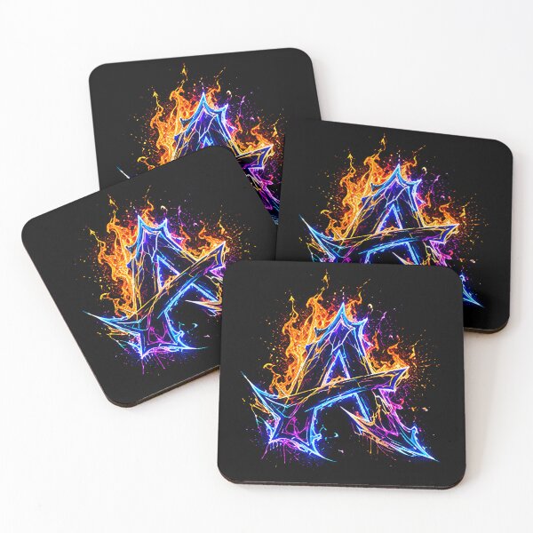 Item preview, Arcane Blaze Graffiti Letter A designed and sold by BlissBlvdShop.