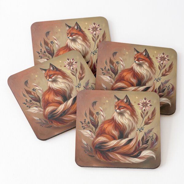 Item preview, Bougie Boho Cat Named Foxy designed and sold by Eclectic Monkey.