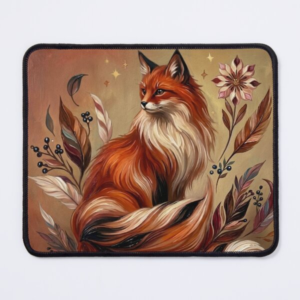 Item preview, Bougie Boho Cat Named Foxy designed and sold by Eclectic Monkey.