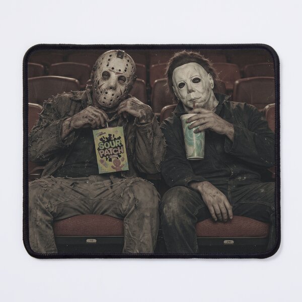 Item preview, Michael Myers Tshirts And Jason Voorhees Sitting At The Movie Theater designed and sold by Hydlaaksmndriss.