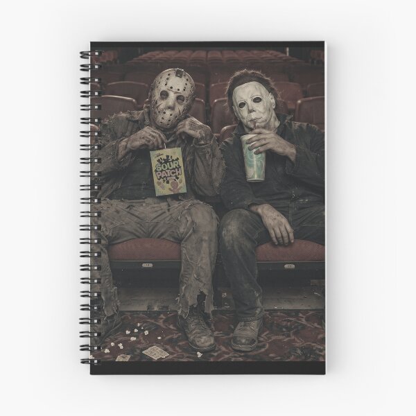 Item preview, Michael Myers Tshirts And Jason Voorhees Sitting At The Movie Theater designed and sold by Hydlaaksmndriss.