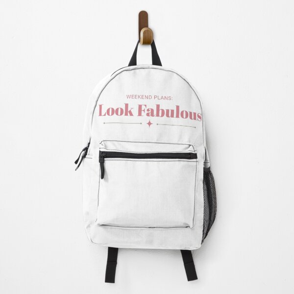 Item preview, Weekend Plans: Look Fabulous | Soft Pink & Sage Typography designed and sold by Sparkle First Co..