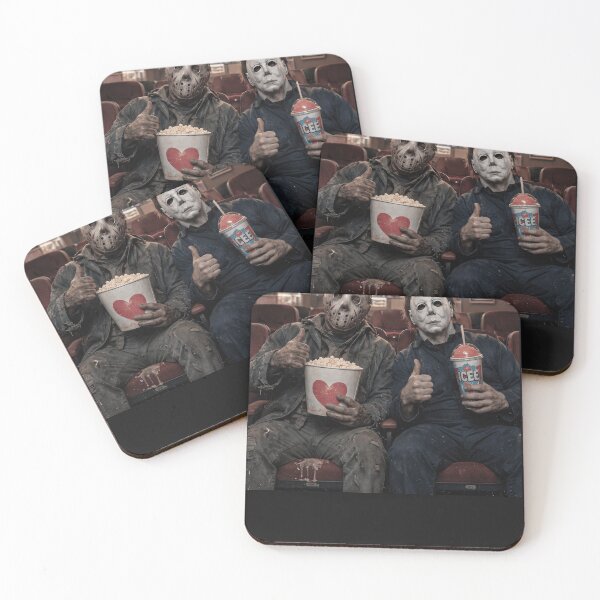 Item preview, Michael Myers Tshirts And Jason Voorhees Movie Theater Horror Night designed and sold by Hydlaaksmndriss.