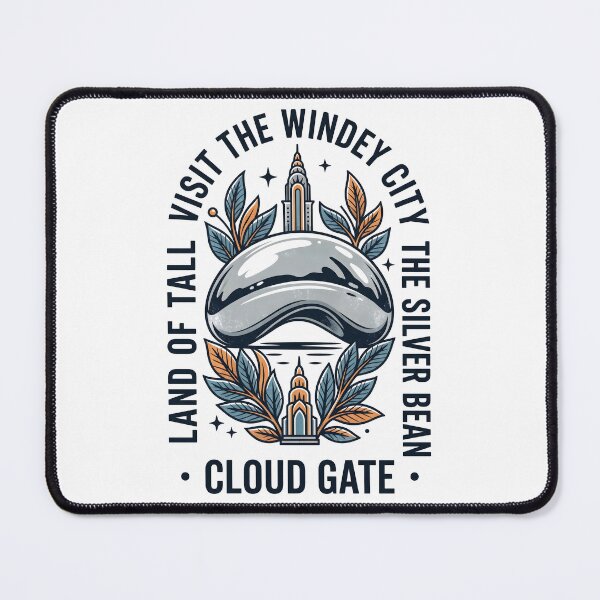 Item preview, Chicago Cloud Gate Windy City Landmark Design designed and sold by castillomiami.