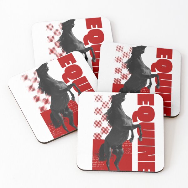 Item preview, Bold Red Horse Power – Abstract Rearing designed and sold by DstudioTees.