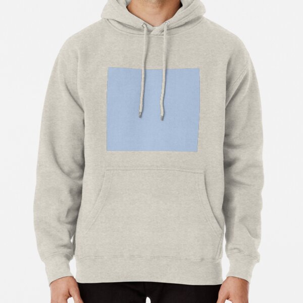 plain light blue hoodie