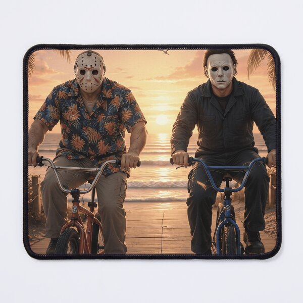 Item preview, Michael Myers Tshirts And Jason Voorhees Riding Bikes Together designed and sold by Hydlaaksmndriss.