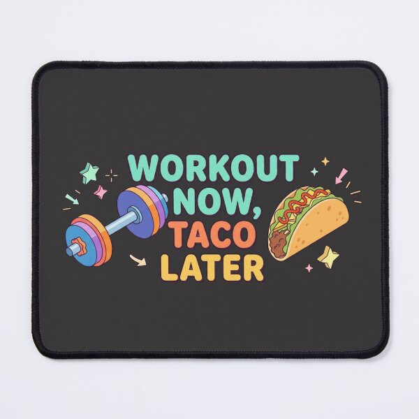Item preview, Workout Now Taco Later Funny Gym Fitness Foodie designed and sold by Amituniqdesign .