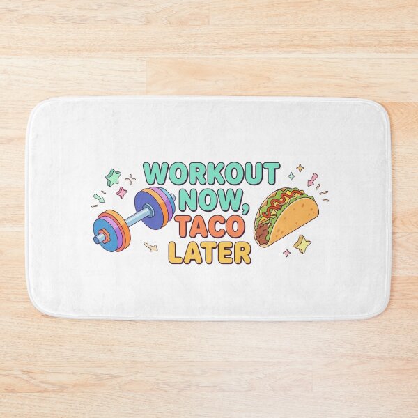 Item preview, Workout Now Taco Later Funny Gym Fitness Foodie designed and sold by Amituniqdesign .