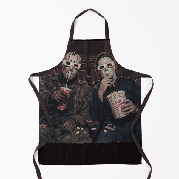 Item preview, Michael Myers Tshirts And Jason Voorhees At The Cinema Horror Night designed and sold by Hydlaaksmndriss.