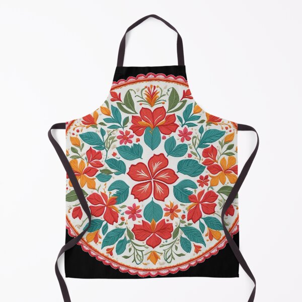 Item preview, Hibiscus Folk Embroidery Mandala Clipart Collection 25 designed and sold by PlayPlearnZone.