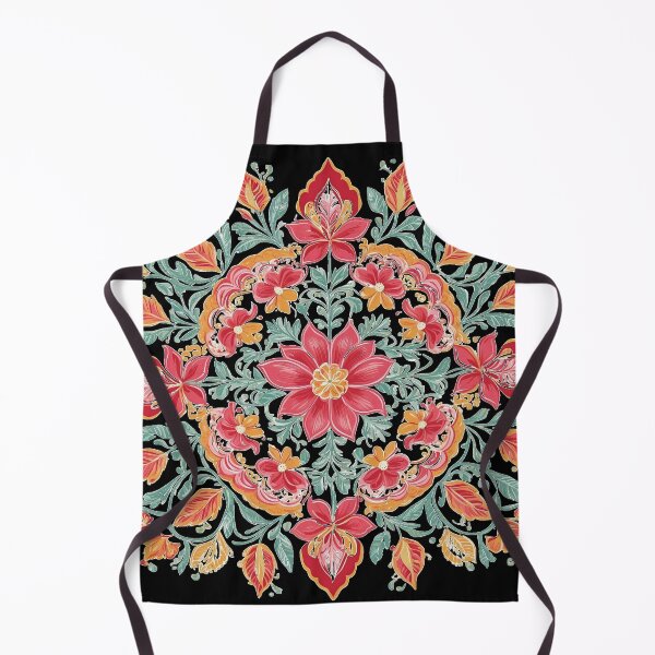 Item preview, Hibiscus Folk Embroidery Mandala Clipart Collection 33 designed and sold by PlayPlearnZone.