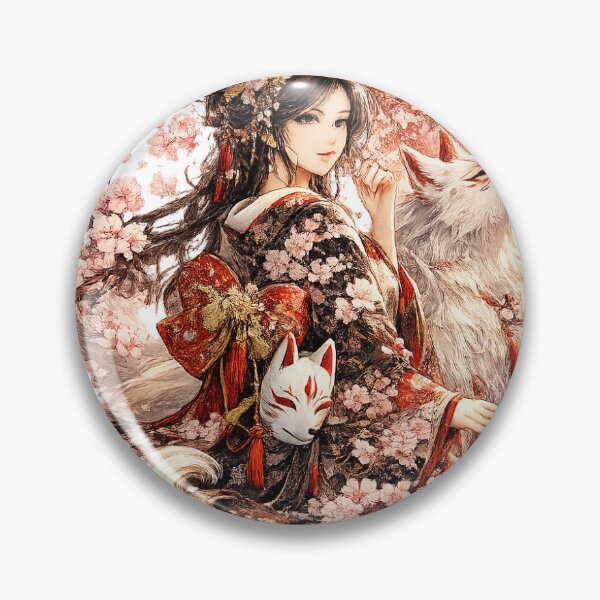 Item preview, Blossoms of the Sacred Fox & girl designed and sold by Daihuku2525.