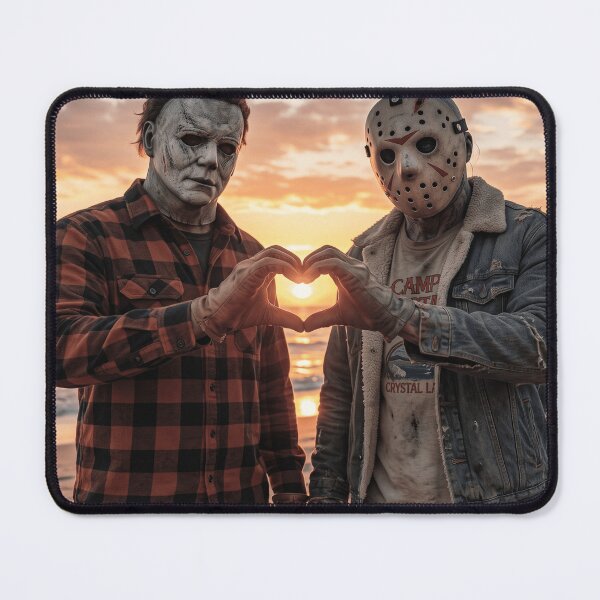 Item preview, Michael Myers Tshirts And Jason Voorhees Heart Hands Together designed and sold by Hydlaaksmndriss.
