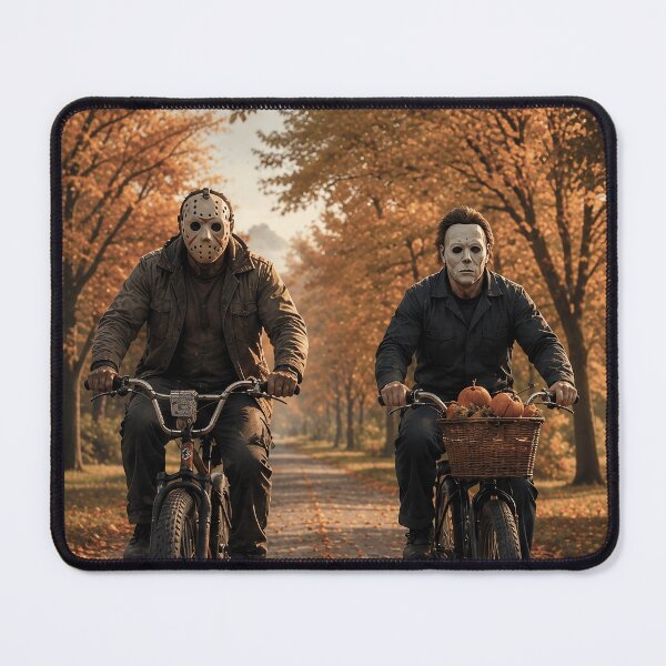 Item preview, Michael Myers Tshirts And Jason Voorhees Halloween Bike Ride designed and sold by Hydlaaksmndriss.