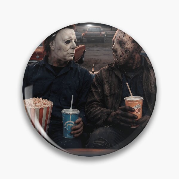 Item preview, Michael Myers Tshirts And Jason Voorhees Watching Movies At The Theater designed and sold by Hydlaaksmndriss.