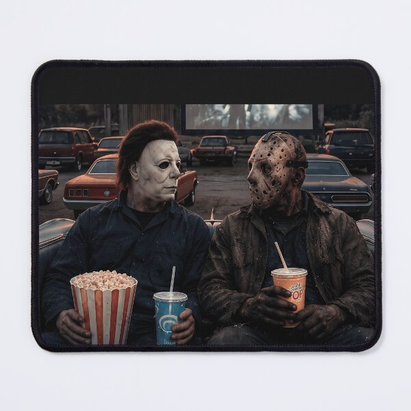 Item preview, Michael Myers Tshirts And Jason Voorhees Watching Movies At The Theater designed and sold by Hydlaaksmndriss.
