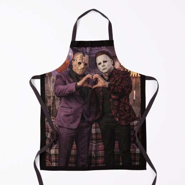 Item preview, Michael Myers Tshirts And Jason Voorhees Making A Hand Heart designed and sold by Hydlaaksmndriss.