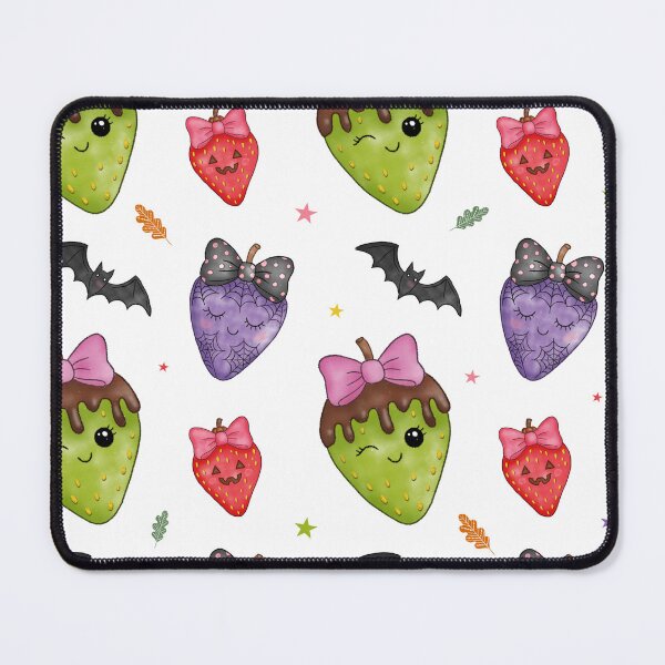 Item preview, Kawaii Halloween Candy Strawberry Pattern designed and sold by ArtisticInks.