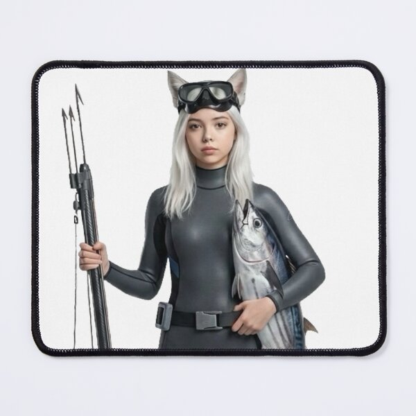 Item preview, The Cat Spear-fishergirl's Successful Hunt designed and sold by Komatoya.