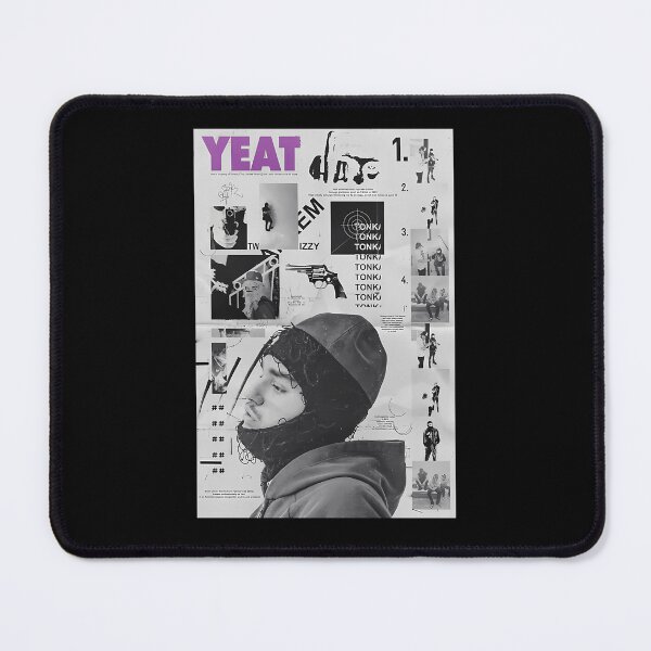 Item preview, Yeat Rapper Balaclava Collage Monochromatic designed and sold by PontoImagem.