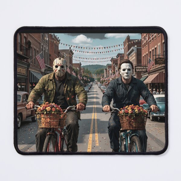 Item preview, Michael Myers Tshirts And Jason Voorhees Horror Bike Adventure designed and sold by Hydlaaksmndriss.