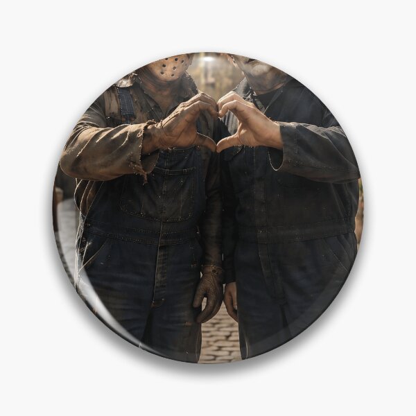Item preview, Michael Myers Tshirts And Jason Voorhees Heart Hands At The Beach designed and sold by Hydlaaksmndriss.