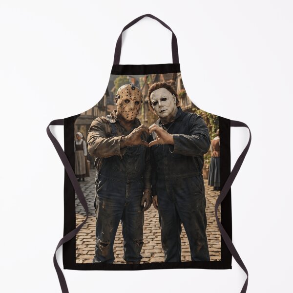 Item preview, Michael Myers Tshirts And Jason Voorhees Heart Hands At The Beach designed and sold by Hydlaaksmndriss.