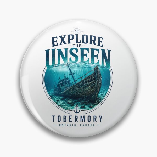 Item preview, Tobermory Shipwreck Art – Explore the Unseen – Ontario Nautical Design designed and sold by bobscraze.