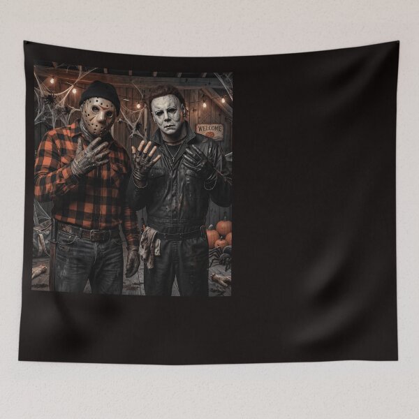 Item preview, Michael Myers Tshirts And Jason Voorhees Dark Horror Legend designed and sold by Hydlaaksmndriss.
