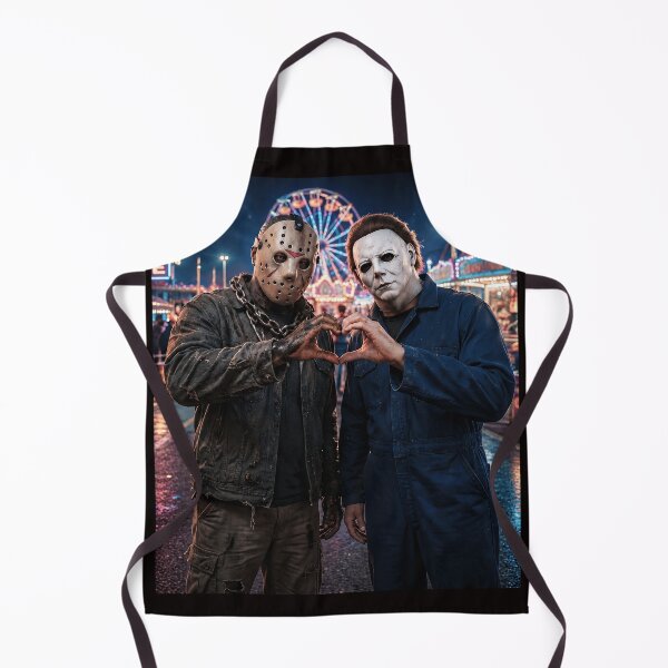 Item preview, Michael Myers Tshirts And Jason Voorhees Heart Hands By The Ocean designed and sold by Hydlaaksmndriss.