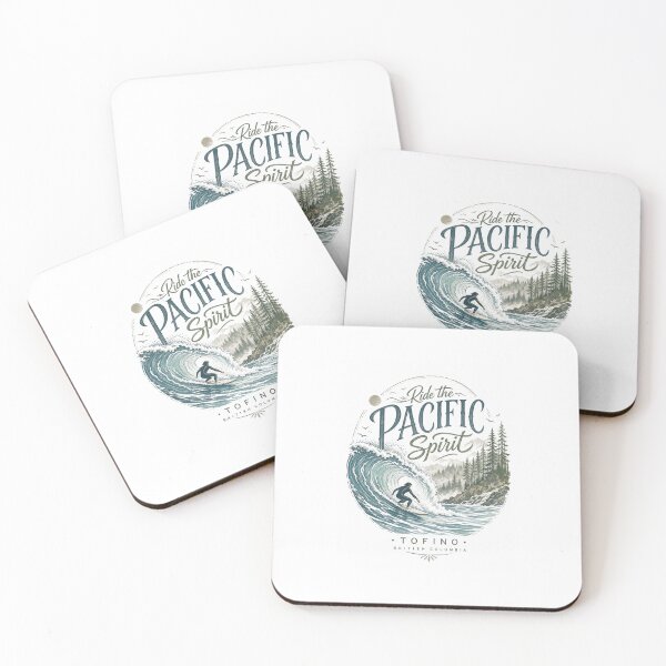 Item preview, Tofino Pacific Surf Boho – Ride the Pacific Spirit – West Coast Surf Town Art designed and sold by bobscraze.
