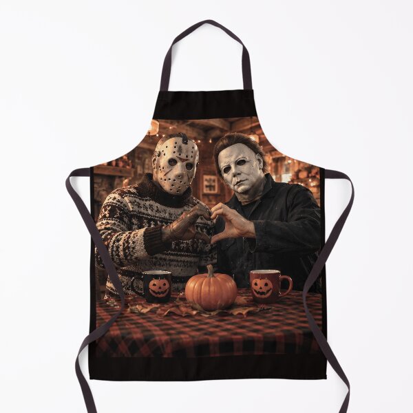 Item preview, Michael Myers Tshirts And Jason Voorhees Heart Hands Pose Together designed and sold by Hydlaaksmndriss.
