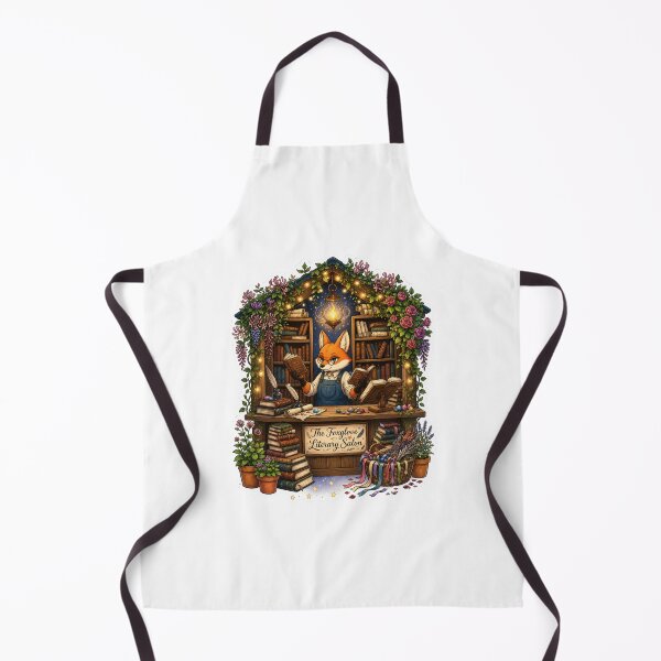 Item preview, The Foxglove Literary Salon | Fox Bookshop | Cottagecore Library | Cozy Fantasy Books | Enchanted Book Nook | Book Lover Gift designed and sold by MrDev.