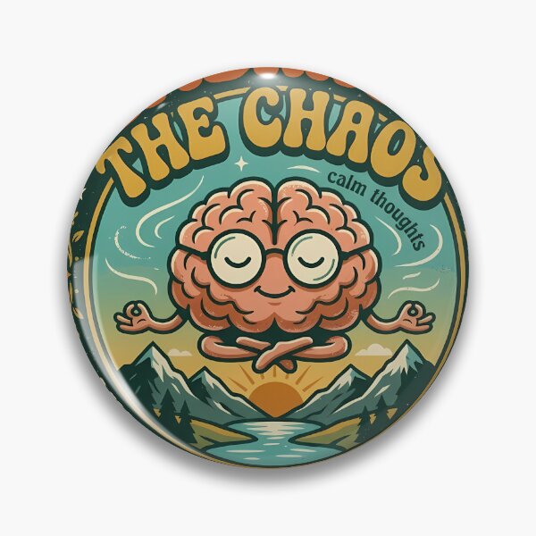 Item preview, Embrace The Chaos My Mind Is An Open Tab Retro Brain Tee designed and sold by SivaStudios.