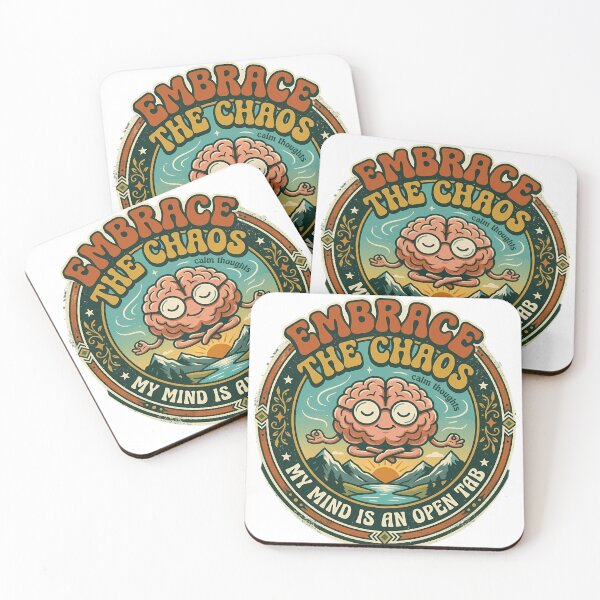 Item preview, Embrace The Chaos My Mind Is An Open Tab Retro Brain Tee designed and sold by SivaStudios.
