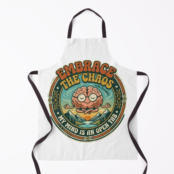 Item preview, Embrace The Chaos My Mind Is An Open Tab Retro Brain Tee designed and sold by SivaStudios.