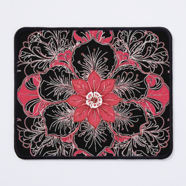 Item preview, Hibiscus Folk Embroidery Mandala Clipart Collection 29 designed and sold by PlayPlearnZone.