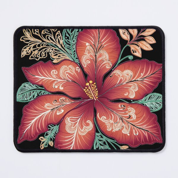 Item preview, Hibiscus Folk Embroidery Mandala Clipart Collection 30 designed and sold by PlayPlearnZone.