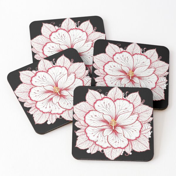 Item preview, Hibiscus Folk Embroidery Mandala Clipart Collection 31 designed and sold by PlayPlearnZone.