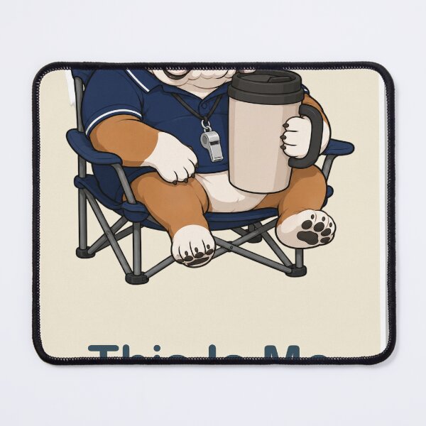 Item preview, Band Director Bulldog "This Is Me Happy" Funny Deadpan Marching Band designed and sold by Emma's Studio.
